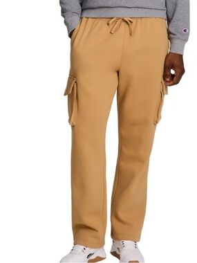 Champion Men’s Fleece Cargo Pant - Tan - Medium
